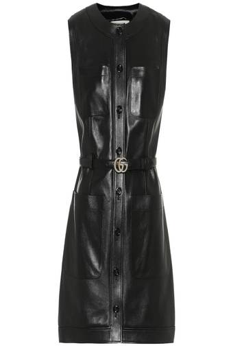 women's genuine lambskin leather dress form fitting bodycon style classic