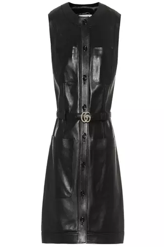 women's genuine lambskin leather dress form fitting bodycon style classic