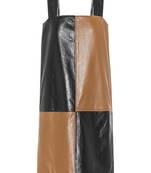 women's black lambskin leather dress form fitting bodycon style premium