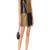 women's black lambskin leather dress form fitting bodycon style premium