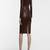 women’s genuine lambskin leather dress maroon leather midi dress long sleeve dress