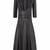 women’s genuine lambskin leather dress black leather midi dress short sleeve dress