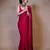 Designer Solid Fandy Satin Saree With Unstitched  Blouse piece