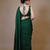 Designer Solid Fandy Satin Saree With Unstitched  Blouse piece