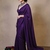 Designer Solid Fandy Satin Saree With Unstitched  Blouse piece