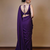 Designer Solid Fandy Satin Saree With Unstitched  Blouse piece