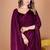 Designer Solid Fandy Satin Saree With Unstitched  Blouse piece
