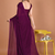 Designer Solid Fandy Satin Saree With Unstitched  Blouse piece