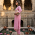 Pink jaquard pure cotton straight kurti pant dupatta set