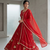 Red Bridal Lehenga Choli with Golden Embroidery & Dupatta