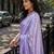  lavender handloom cotton tissue saree