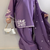 Purple embroidery crep full stitched farshi salwar