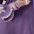 Purple embroidery crep full stitched farshi salwar