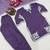 Purple embroidery crep full stitched farshi salwar