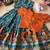 Designer viscose natural crepe position with kalamkari work gown koti