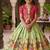 Designer viscose natural crepe position with kalamkari work gown koti