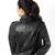 stylish women’s real soft lambskin leather jacket brown motorcycle biker slim fit
