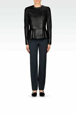 women's black lambskin leather biker jacket classic moto zip style authentic timeless 1