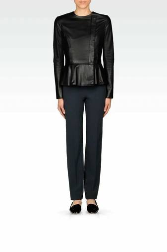 women's black lambskin leather biker jacket classic moto zip style authentic timeless
