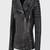Women’s soft  blackleather  jacket handmade western cowgirl biker style