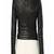 Women’s real lambskin black leather jacket western style motorcycle