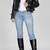Women’s black genuine soft leather handmade casual biker style