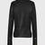 Women’s black genuine handmade casual biker style zipper