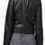 Women’s café racer leather jacket slim fit lambskin fabric