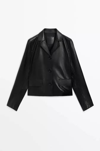 women's black lambskin leather jacket classic zip up style superior