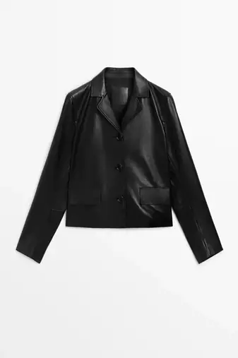 women's black lambskin leather jacket classic zip up style superior