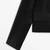 Women’s black color lambskin leather cropped jacket front casual style