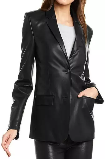 women's black lambskin leather biker jacket classic moto zip style authentic special