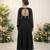  georgette flared anarkali suit with dupatta set