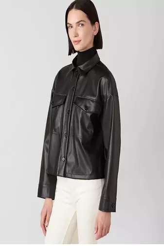 women's black lambskin leather biker jacket classic moto zip style authentic high quality
