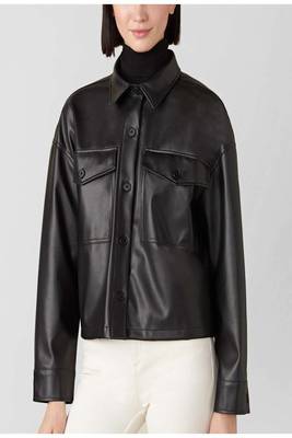 women's black lambskin leather biker jacket classic moto zip style authentic high quality 3