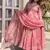 New womens trending  flared anarkali suit with gold floral embroidery gown set