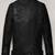 Women's  black  lambskin leather jacket- zipper & café racer jacket  style