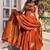 New womens trending  flared anarkali suit with gold floral embroidery gown set