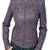 Women's purple  lambskin leather jacket- zipper & neck belt  style