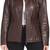 Women tan brown genuine leather jacket slim fit handmade premium lambskin