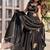 New womens trending  flared anarkali suit with gold floral embroidery gown set
