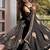 New womens trending  flared anarkali suit with gold floral embroidery gown set