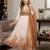 New womens trendy  rustic bloom flared gown  set