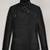 Women's  black lambskin leather jacket-zipper &  café racer style