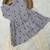 Women's casual heart print flared short kurti  pant set