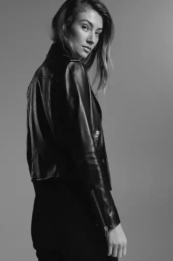 women's black premium lambskin leather jacket asymmetrical zip closure authentic