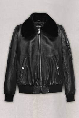 women's black lambskin leather jacket classic zip up style luxury 1