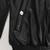 Women's  black lambskin leather jack et- silver-straight zipper & feather collar   style