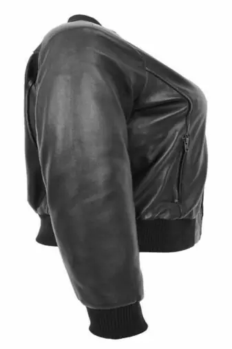 women's black lambskin leather jacket classic zip up style elite