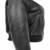 Women's  black lambskin leather jacket- straight zipp & ribb cuff detail style